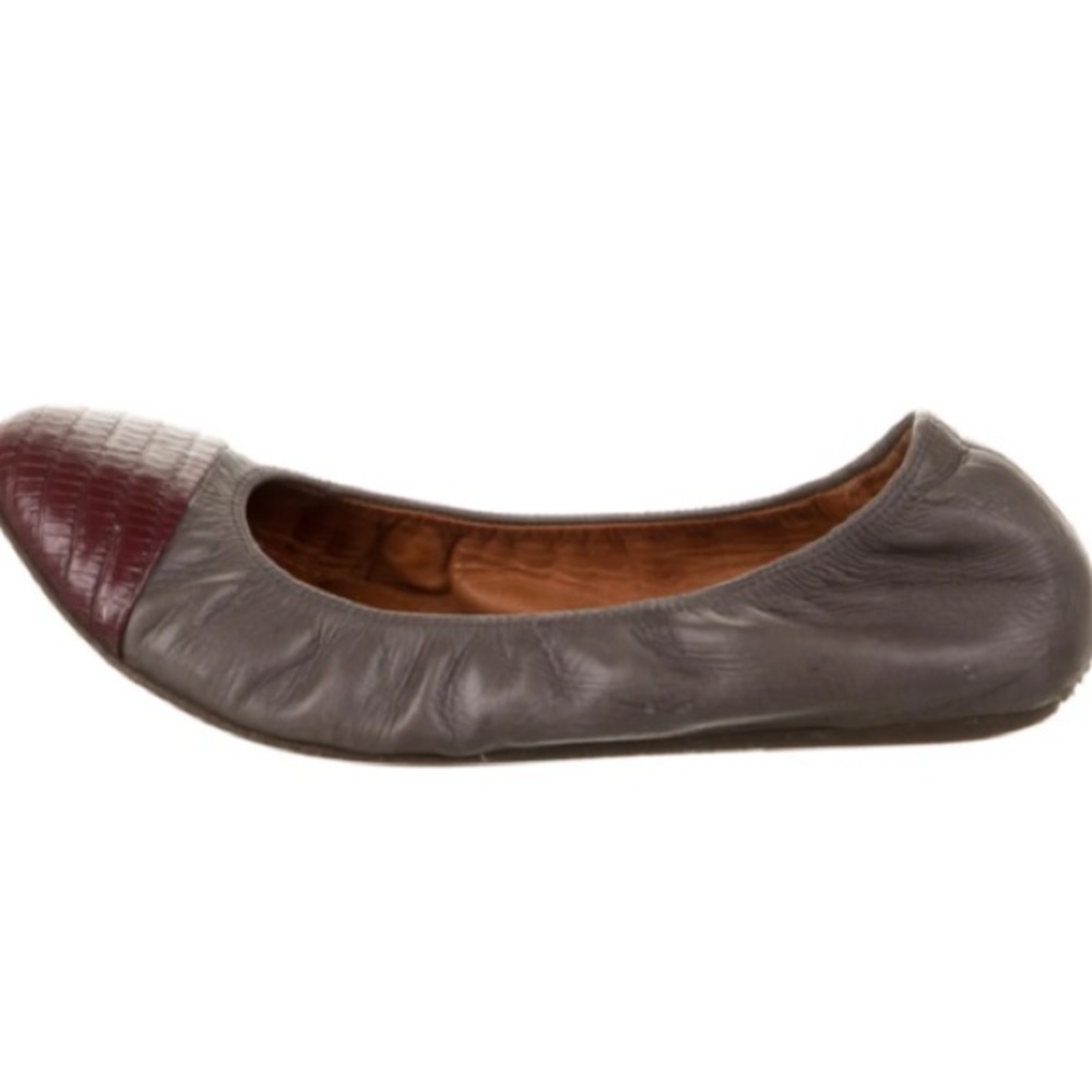Lanvin Genuine Leather Ballet Flat Size 38
